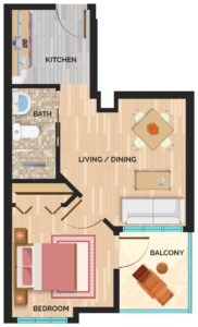 Hickory suite floorplan