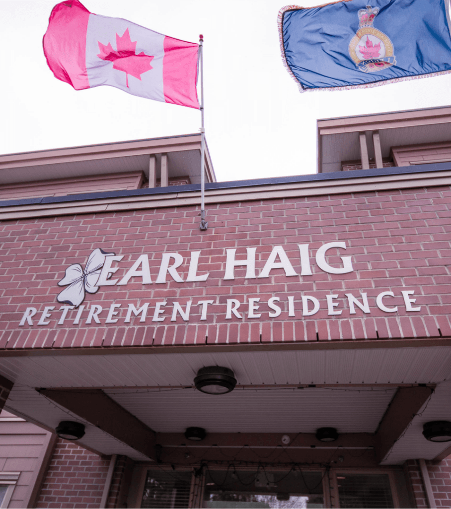 Front entrance to the Earl Haig Retirement Residence