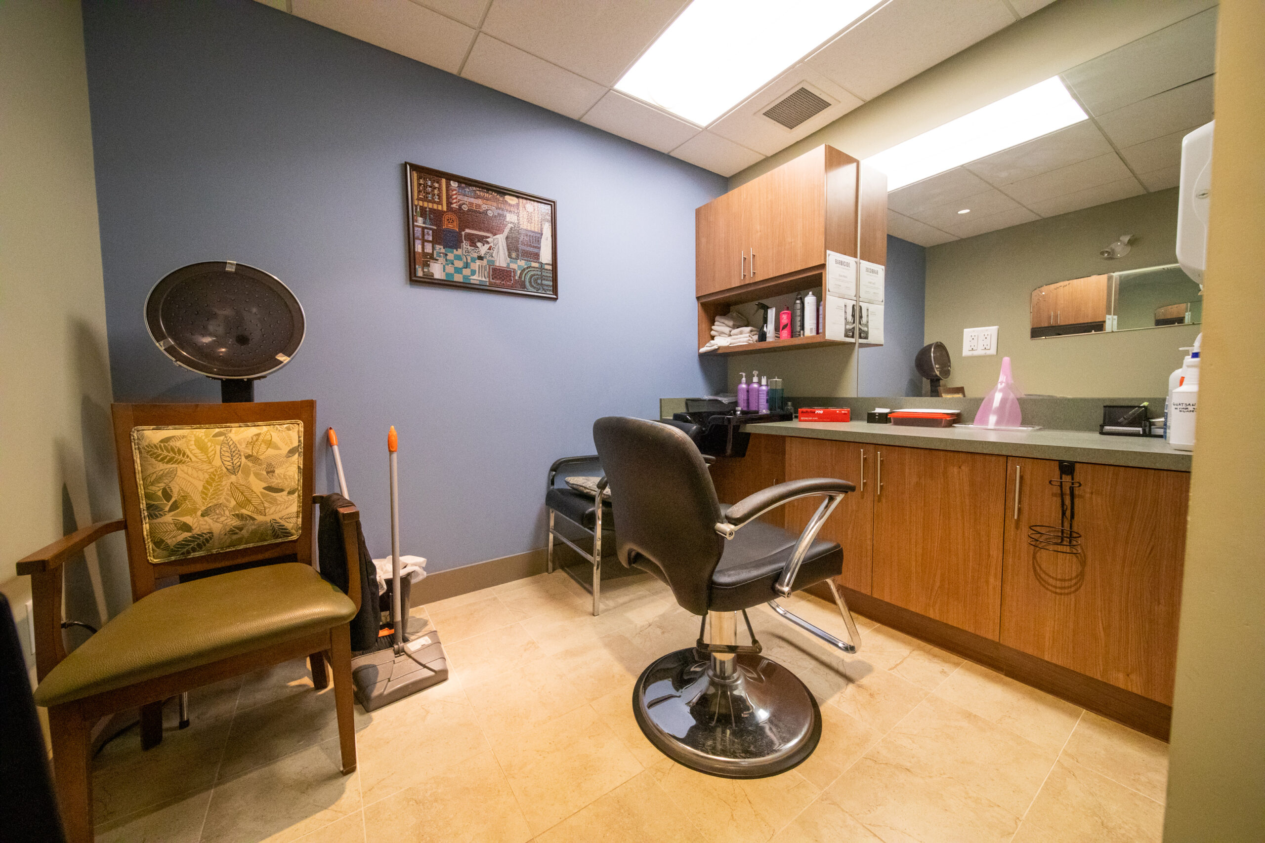 Beauty salon at the Earl Haig Retirement Residence