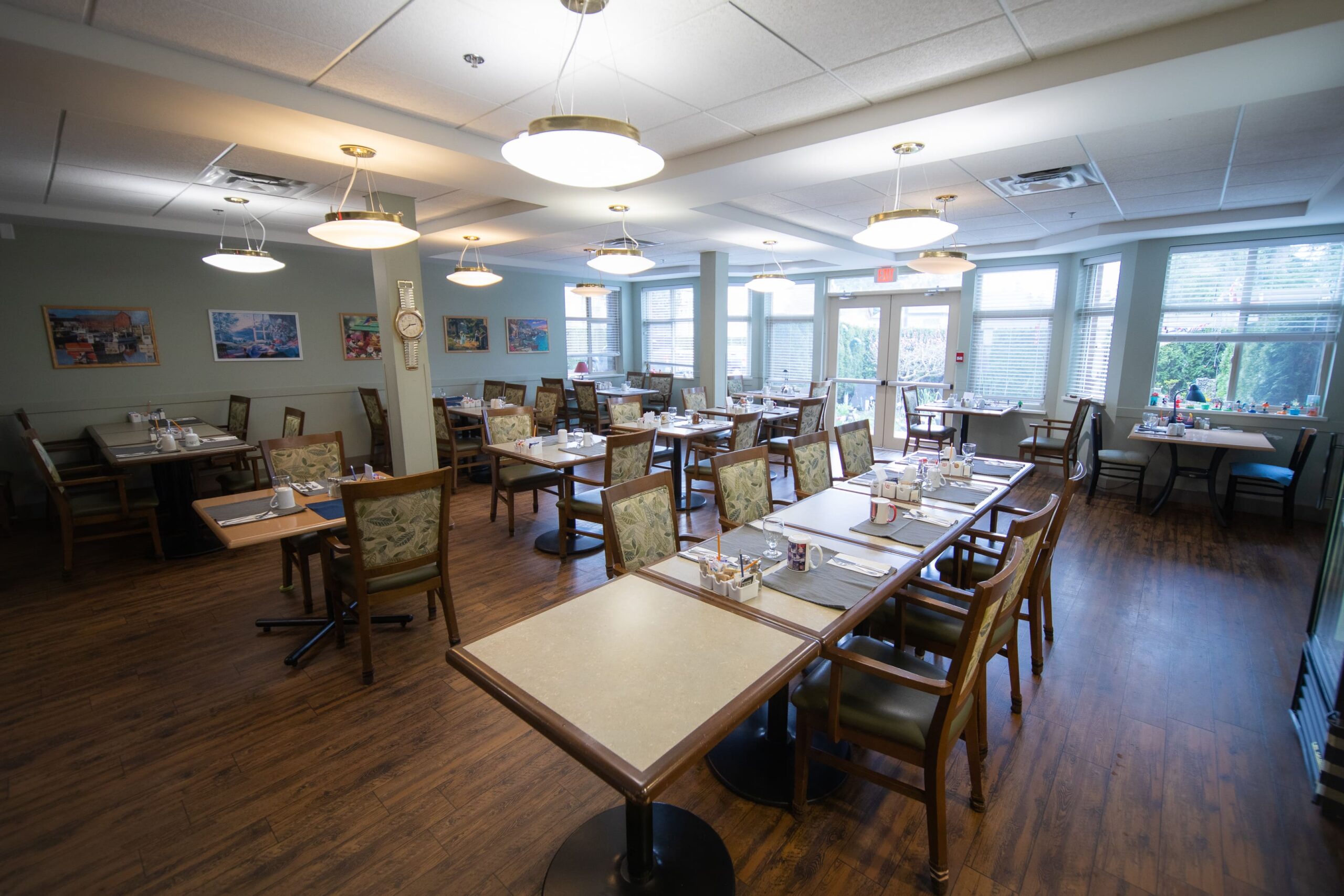 Communal dining area at the Earl Haig Retirement Residence