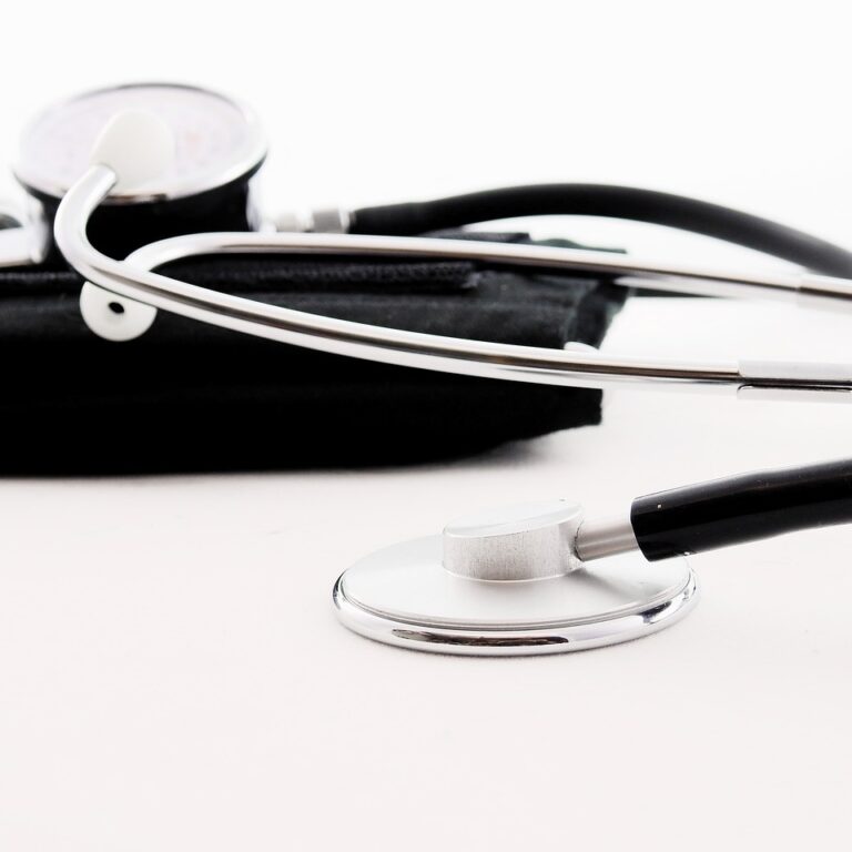 Close-up of a stethoscope and blood pressure cuff for preventive health screenings