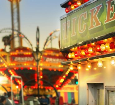 Ticket booth at a carnival