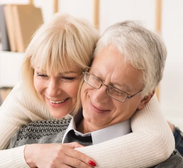 Senior Couple Using Digital Tablet, Having video call